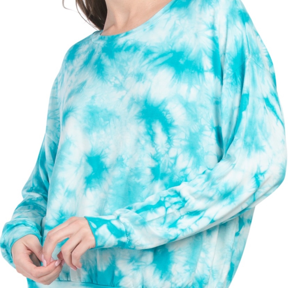 Young fabulous and broke blue island sweatshirt